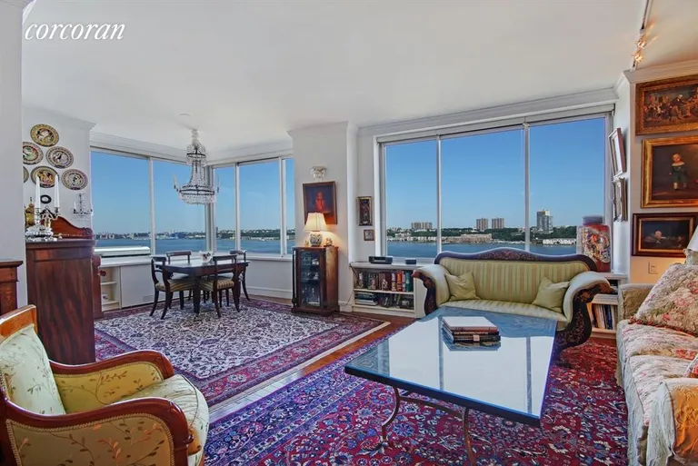 New York City Real Estate | View 200 Riverside Boulevard, 14K | Living Room / Dining Room | View 5