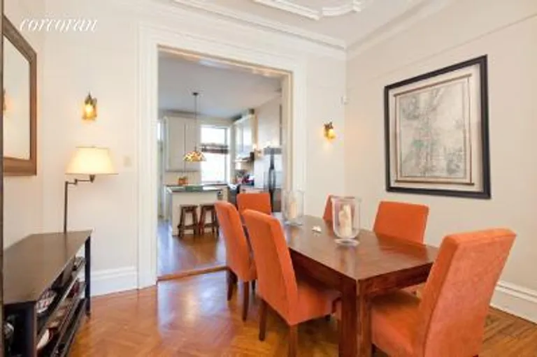 New York City Real Estate | View 395 Union Street | Parlor Floor Dining Area | View 2