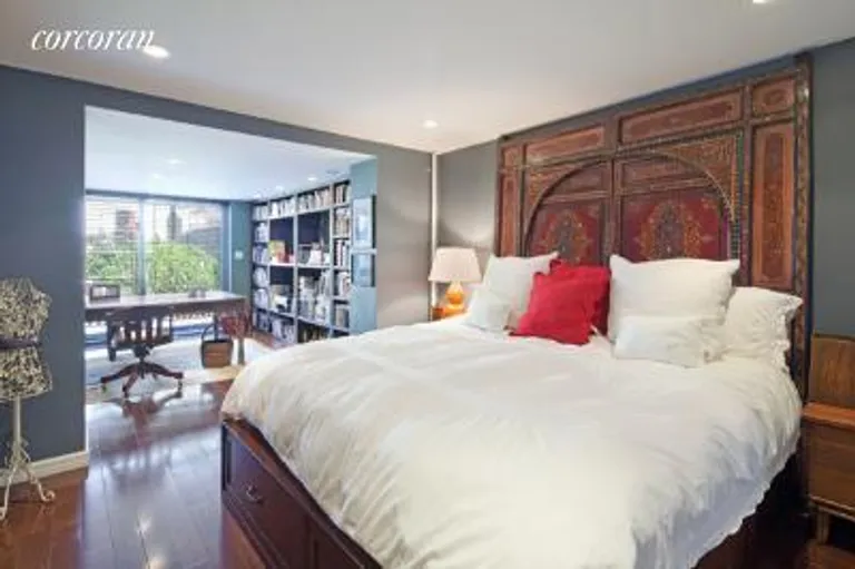 New York City Real Estate | View 395 Union Street | Garden Level Master Bedroom with Extension | View 4