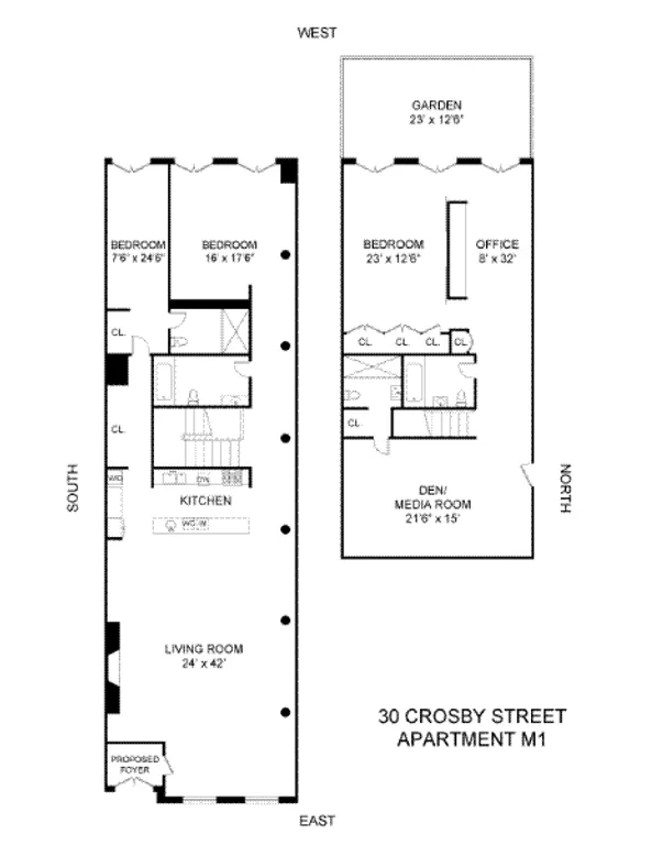 30 Crosby Street, M1 | floorplan | View 27