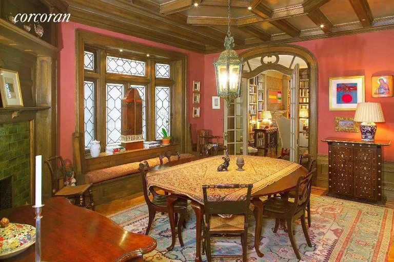 New York City Real Estate | View 171 West 71st Street, 3DE | Dining Room has stunning original detailing | View 2