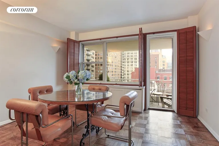 New York City Real Estate | View 40 East 9th Street, 9M | Formal dining space at either end of 34' LR | View 3
