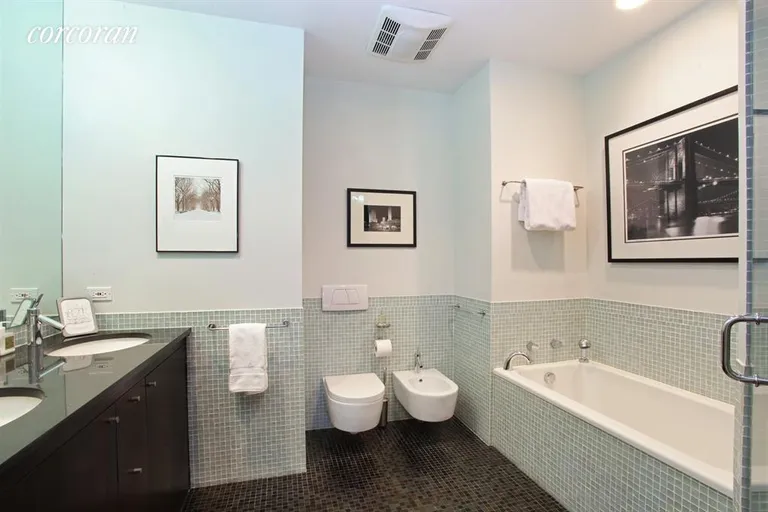 New York City Real Estate | View 35 Vestry Street, 5 | Master Bathroom | View 4