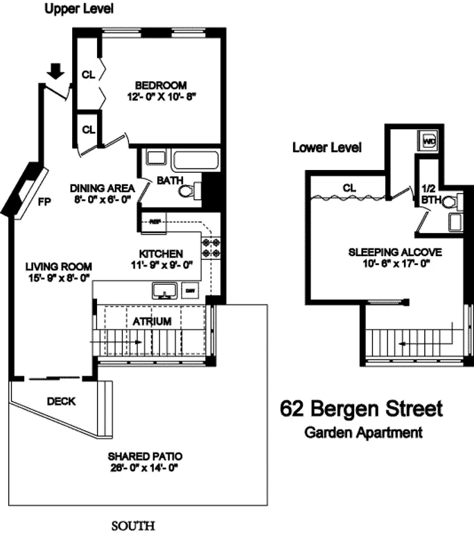 62 Bergen Street, A | floorplan | View 7