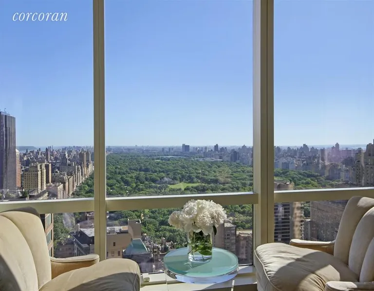 New York City Real Estate | View 230 West 56th Street, 55A | View from Living Room | View 2