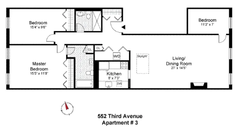 552 Third Avenue, 3 | floorplan | View 5