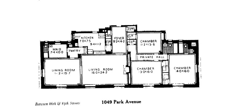 1049 Park Avenue, 2A | floorplan | View 1