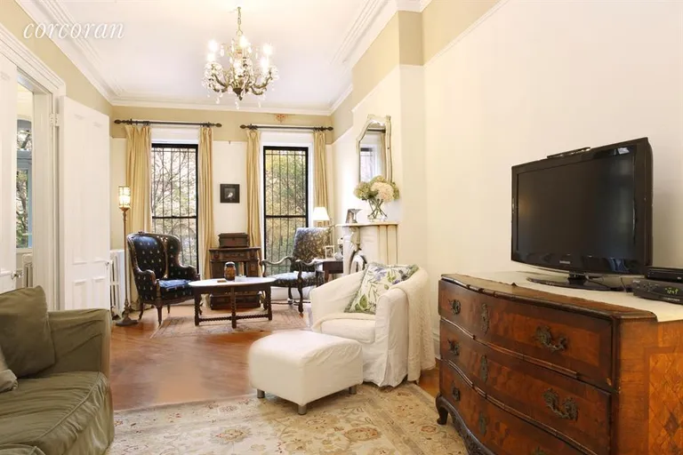 New York City Real Estate | View 214A Saint Marks Avenue | Large and lovely parlor | View 2