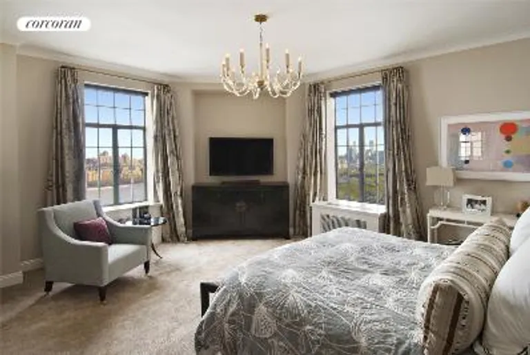 New York City Real Estate | View 300 Central Park West, 25G | Library/Bedroom | View 7
