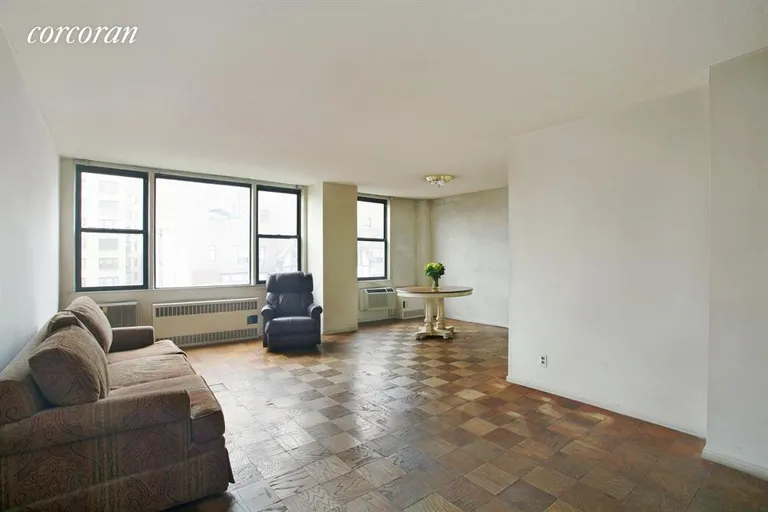 New York City Real Estate | View 200 West 79th Street, 10N | Living Room / Dining Room | View 2