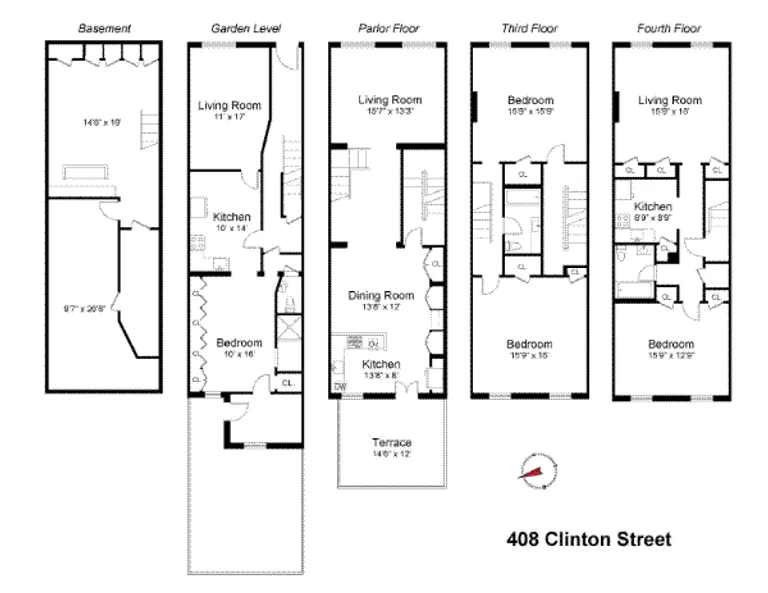 408A Clinton Street | floorplan | View 6