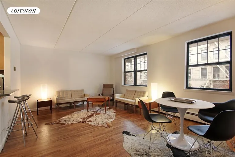 New York City Real Estate | View 383 East 10th Street, B3 | Living Room / Dining Room | View 9