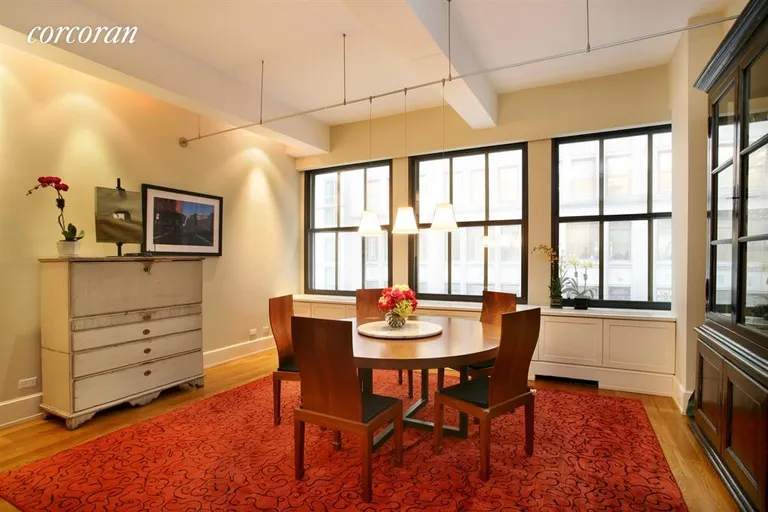 New York City Real Estate | View 130 West 30th Street, 3A | Spacious dining area | View 2
