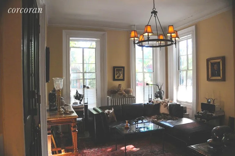 New York City Real Estate | View 201 Dean Street | Parlour Floor Living Room | View 4