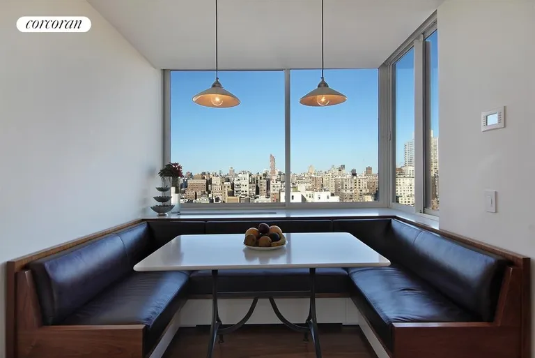 New York City Real Estate | View 111 West 67th Street, 21E | Breakfast Nook | View 3