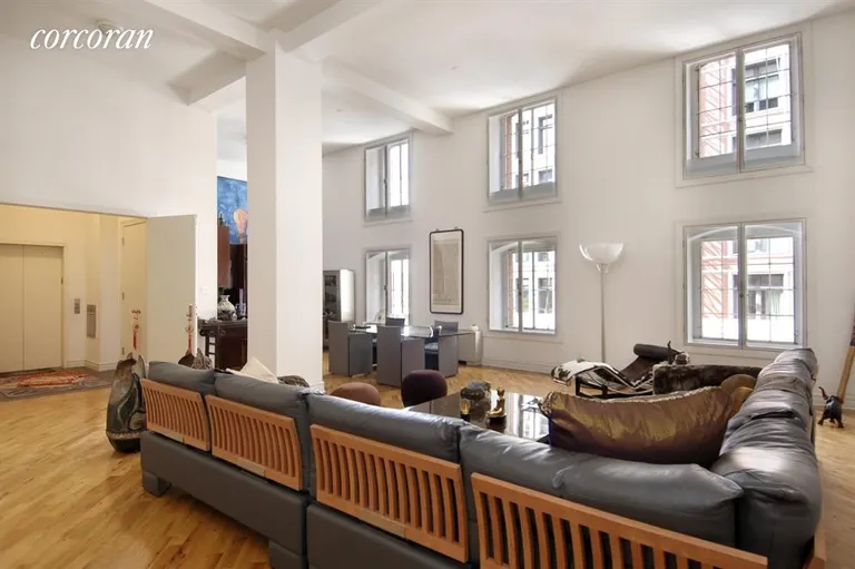 New York City Real Estate | View 79 Laight Street, 3B | Living Room | View 2
