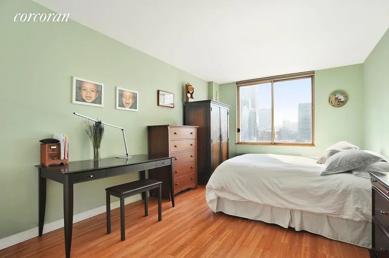New York City Real Estate | View 350 West 50th Street, 19D | Bedroom | View 2