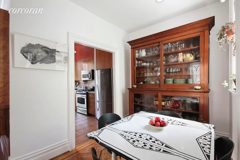 New York City Real Estate | View 261 Garfield Place, 3 | Well-done Kitchen Leading to Breakfast Area | View 6