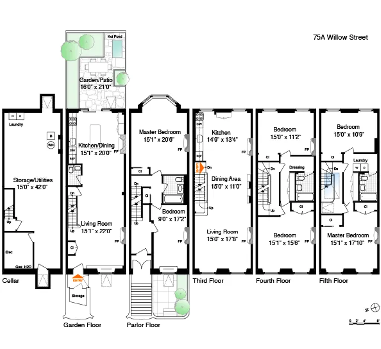 75A Willow Place | floorplan | View 8