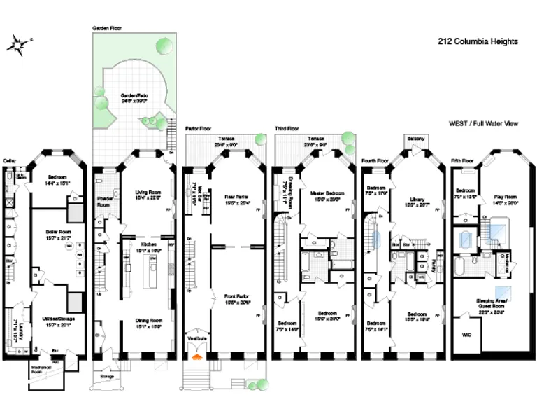 212 Columbia Heights | floorplan | View 13