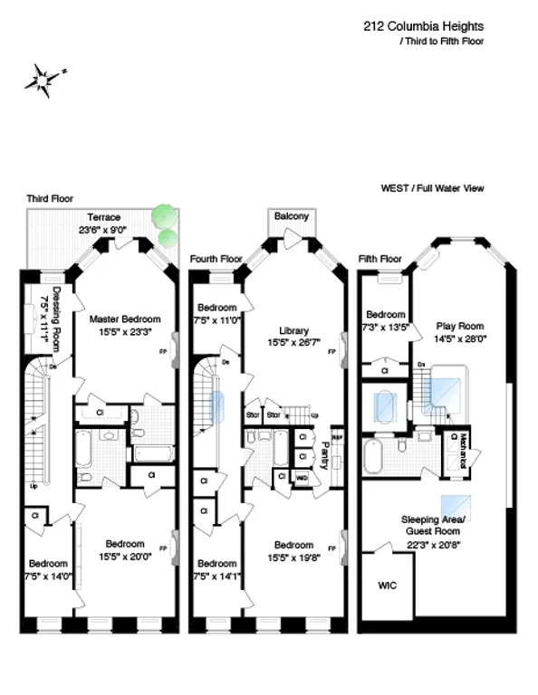212 Columbia Heights | floorplan | View 15