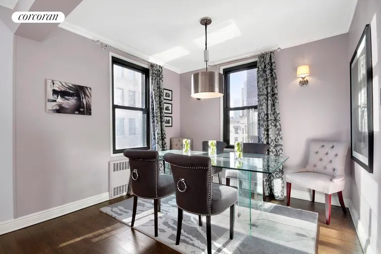New York City Real Estate | View 30 East 9th Street, 5AA | Corner Dining Room - can convert to Den | View 3