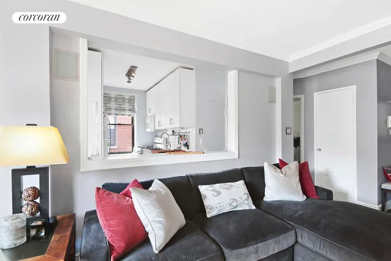 New York City Real Estate | View 30 East 9th Street, 5AA | Kitchen Pass through | View 4