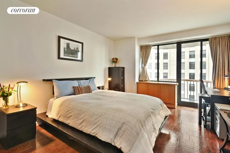 New York City Real Estate | View 45 East 25th Street, 37B | Large Master BR with Walk-in Closet and Balcony | View 6