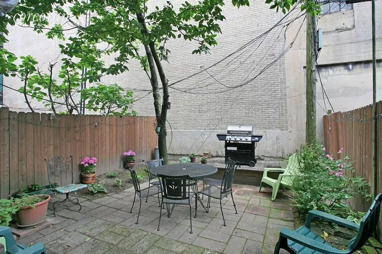 New York City Real Estate | View 248 9th Street | The private garden is shared by all three units | View 6