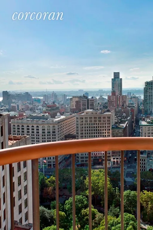 New York City Real Estate | View 45 East 25th Street, 24B | 2 Balconies Overlooking the Park | View 2