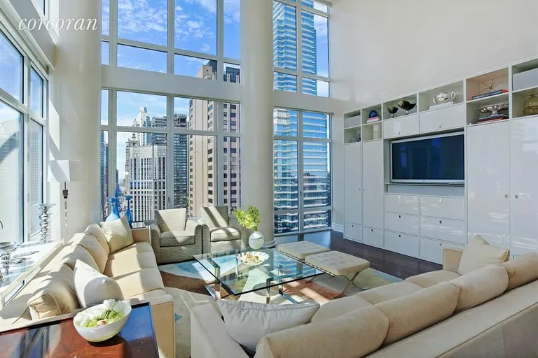 New York City Real Estate | View 207 East 57th Street, 34B | Living Room | View 3