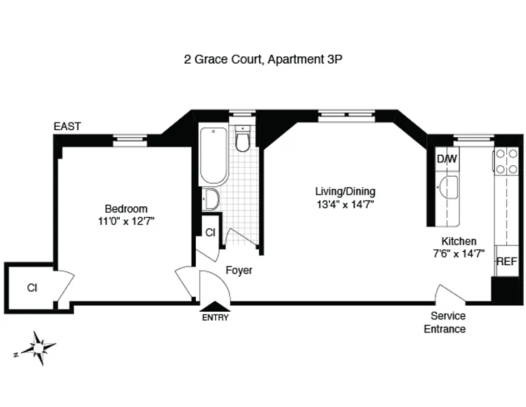 2 Grace Court, 3P | floorplan | View 5