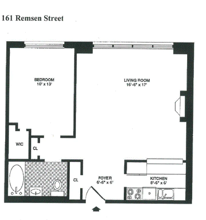 161 Remsen Street, 2B | floorplan | View 5