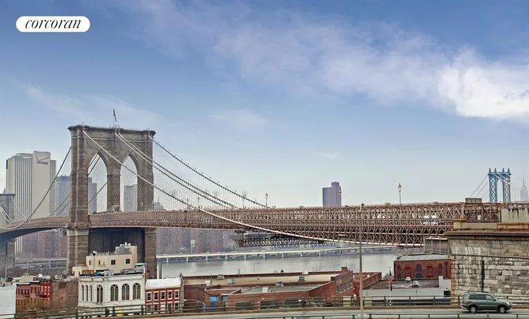 New York City Real Estate | View 55 Poplar Street, 4F | Panoramic views of the Brooklyn Bridge | View 7