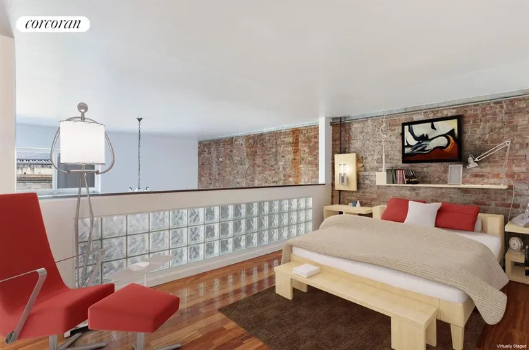 New York City Real Estate | View 55 Poplar Street, 4F | Mezzanine guest room/den | View 4