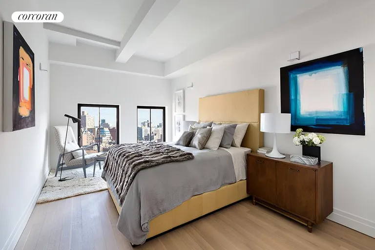 New York City Real Estate | View 421 Hudson Street, 807 | Master bedroom | View 4