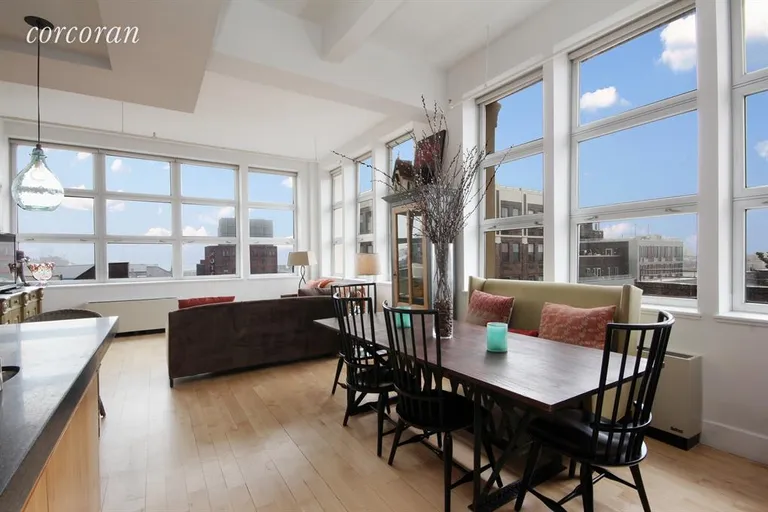 New York City Real Estate | View 55 Berry Street, 5C | Living Room / Dining Room | View 13