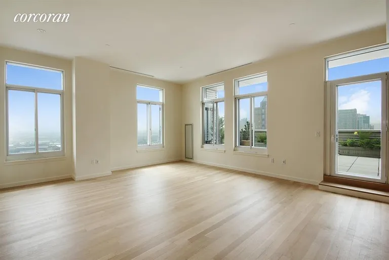 New York City Real Estate | View 85 Adams Street, 23A | Living Room | View 6