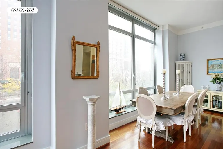 New York City Real Estate | View 30 West Street, 2B | Dining Room | View 4
