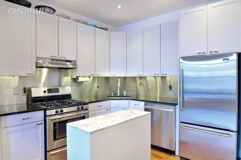 New York City Real Estate | View 138 Broadway, 5D | Killer kitchen with recessed lighting | View 4