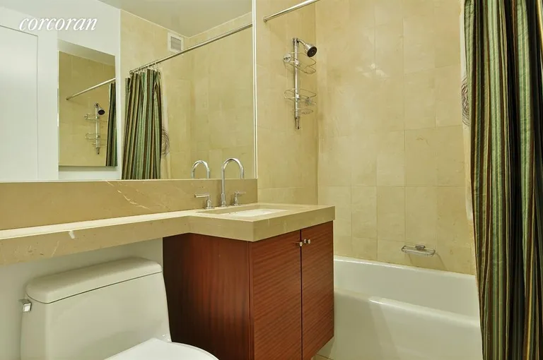 New York City Real Estate | View 30 West Street, 15D | Bathroom | View 4