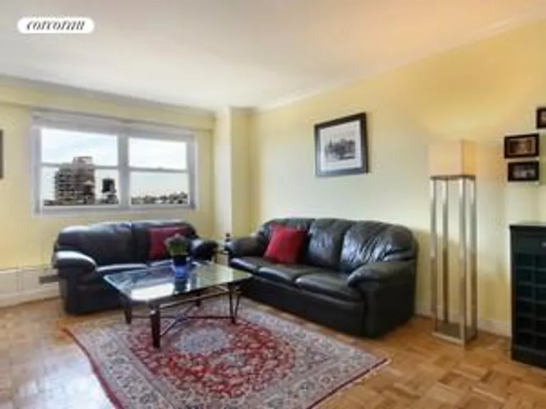 New York City Real Estate | View 175 Adams Street, 14E | Sun light living room | View 7