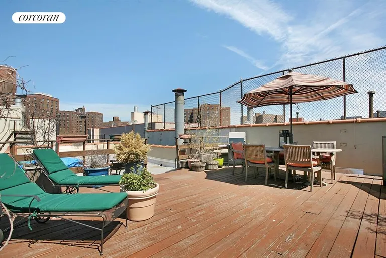 New York City Real Estate | View 13 East 131st Street, 4B | Roof Deck | View 6