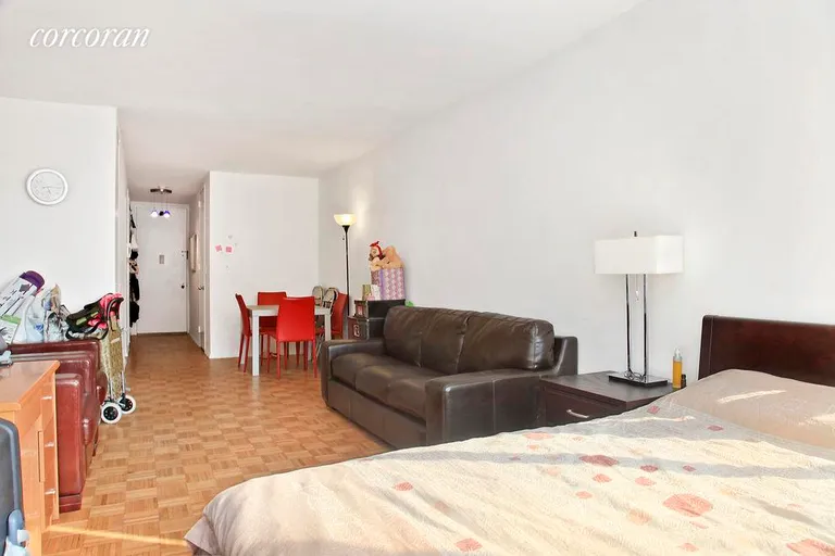 New York City Real Estate | View 393 West 49th Street, 4Q | 393 West 49th_#4Q, New York (Living Room 1) | View 3