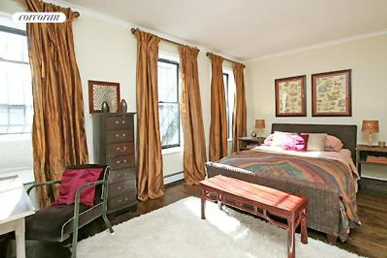 New York City Real Estate | View 12 Lincoln Place, 2 | Master bedroom w/3 windows | View 5