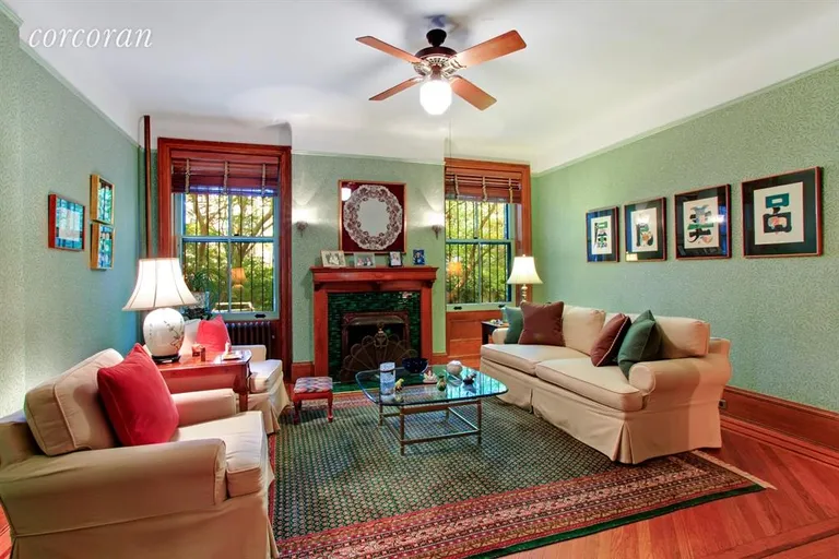 New York City Real Estate | View 502 4th Street | Parlor floor rear, overlooking the garden | View 2