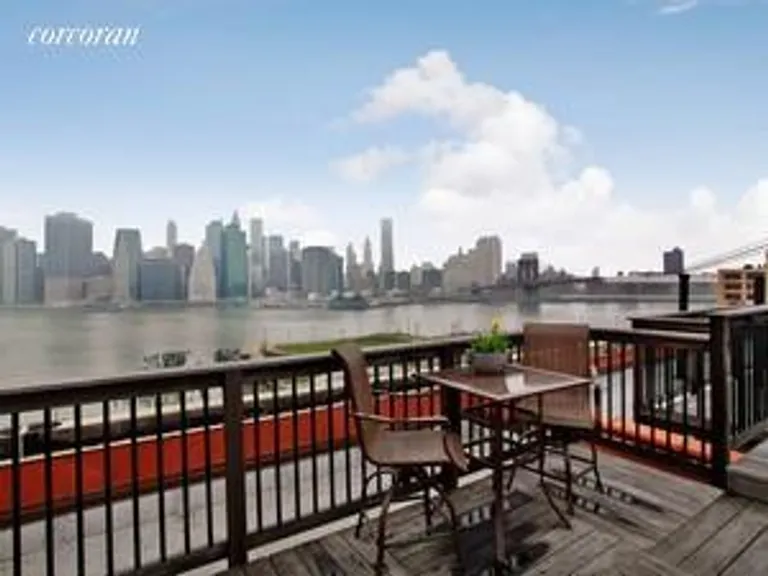 New York City Real Estate | View 87 Columbia Heights, 45 | Building's Common Roof Deck | View 6