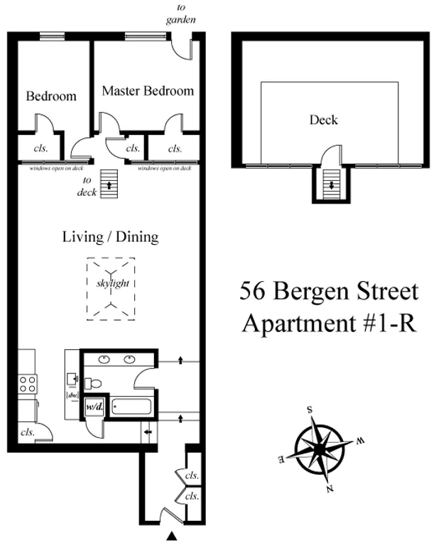 56 Bergen Street, 1R | floorplan | View 11