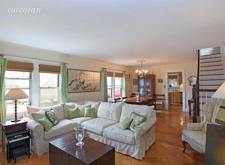 New York City Real Estate | View 6656 Bergen Place | Living Room / Dining Room | View 2