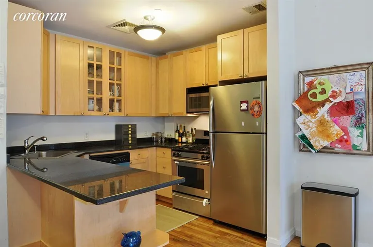 New York City Real Estate | View 334 2nd Street, 2C | Open-plan chef's kitchen | View 3